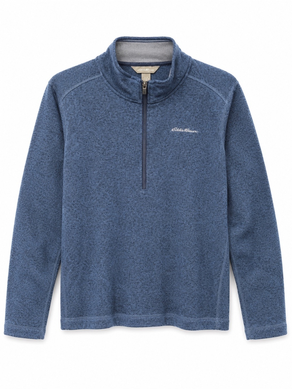 Eddie Bauer Sweater Fleece 1/4 Zip Pullover Men's XL Blue